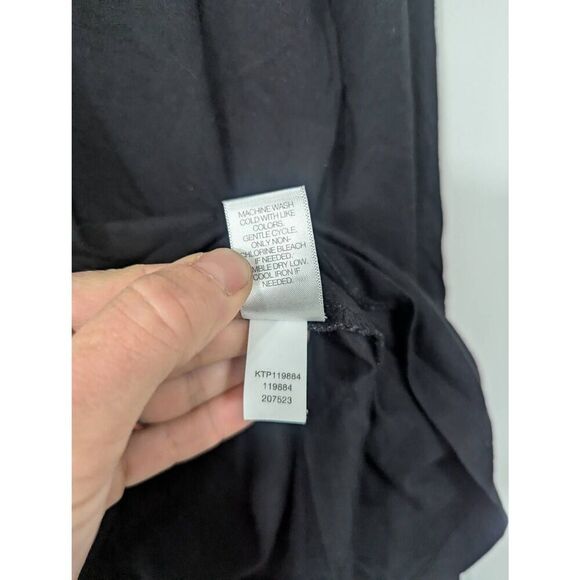 J. Jill Luxe Supima Long Sleeve Tee women's size 2X black modal comfort - Picture 6 of 7